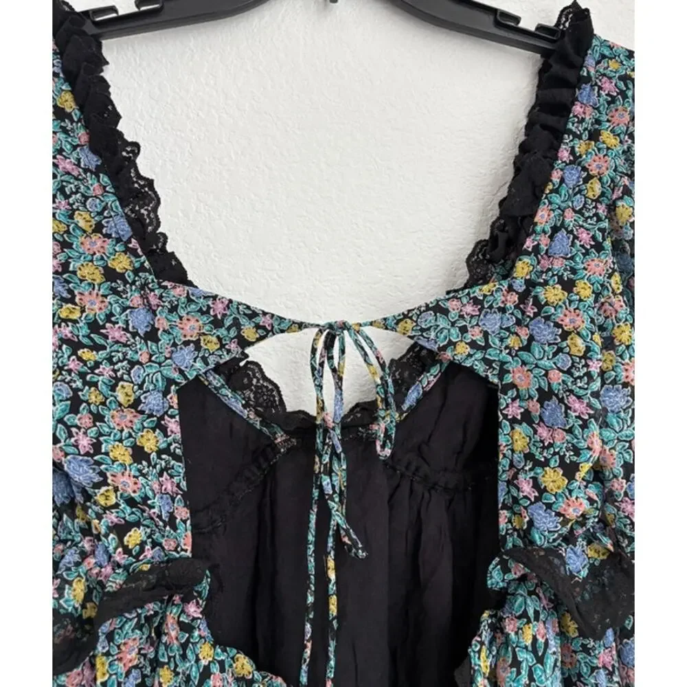 Free People Pennie Babydoll Dress Size Small